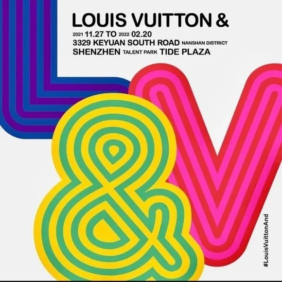 Louis Vuitton White and Blue Tote with Colorful Design - Picture 9 of 11